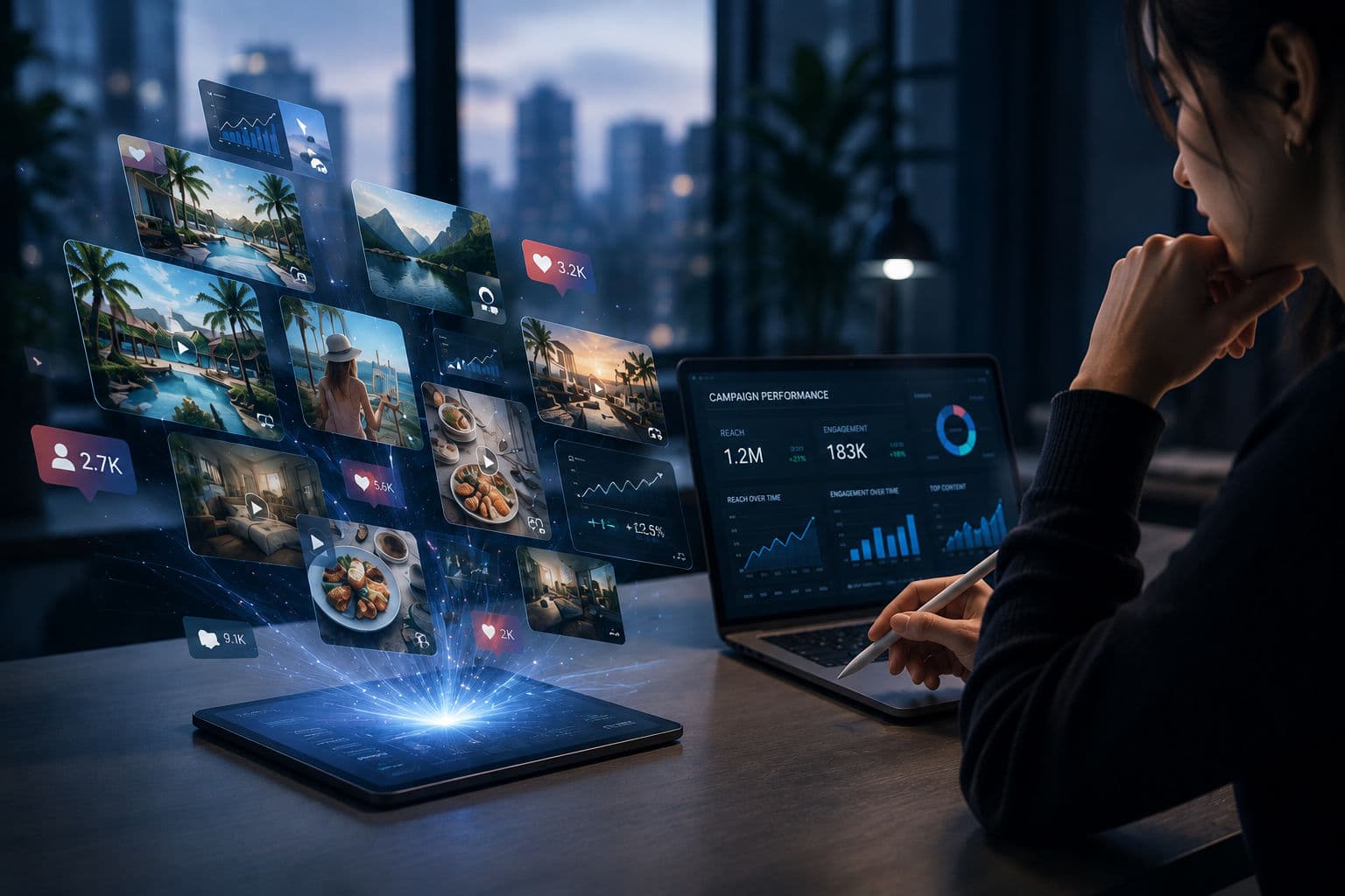 Human creativity and AI working together to shape the future of marketing